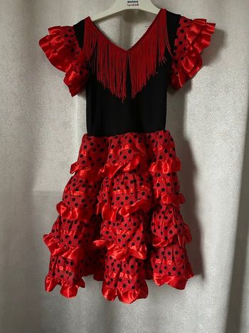 Déguisement robe Espagnole flamenco 4 ans 