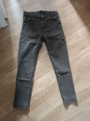 Pantalon slim marron Mango 40