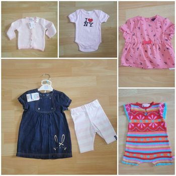 Lot 6 pièces fille 6 mois