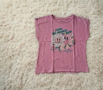 T-shirt Vintage "Flower Power" GÉMO - 8 ans