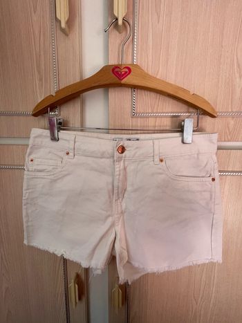 Short en jean blanc taille 36