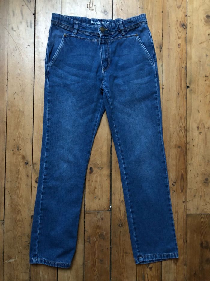 Jeans coton lin regular Milo 12 ans Tape à l’œil