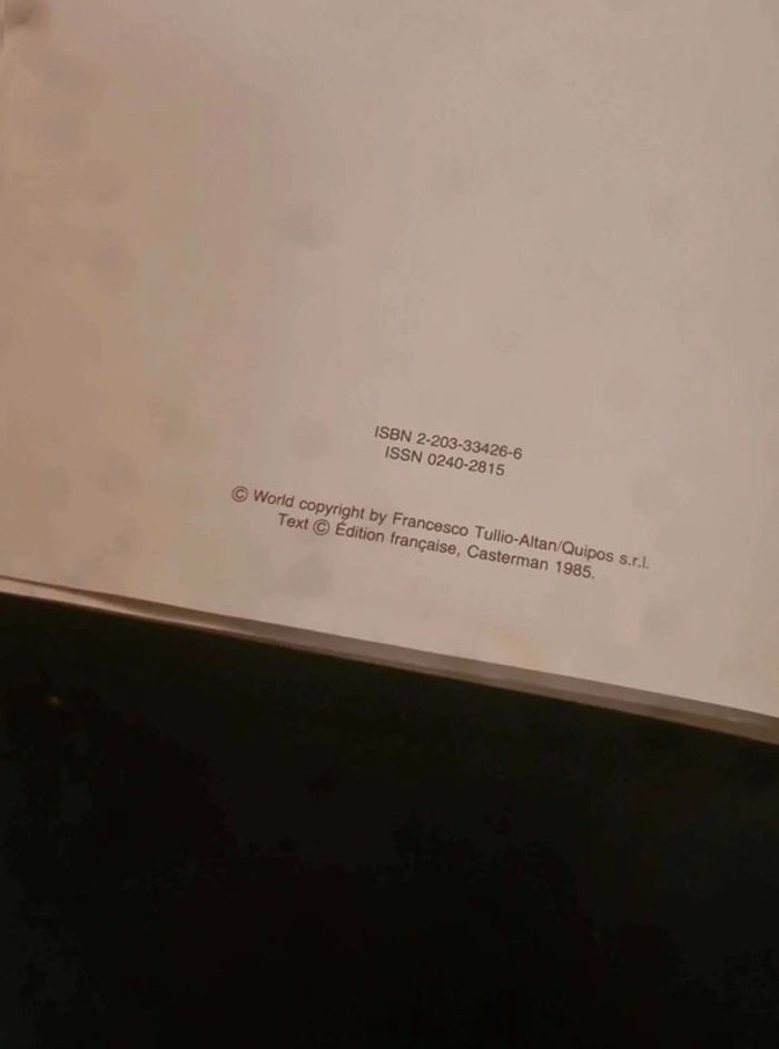 Bd altan colombo EO 1985 - photo numéro 5