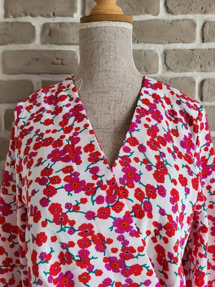 Robe portefeuille fleurie Lili & Lala - photo numéro 3