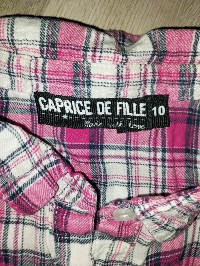 Chemise fille 10 ans caprice de fille - photo numéro 3