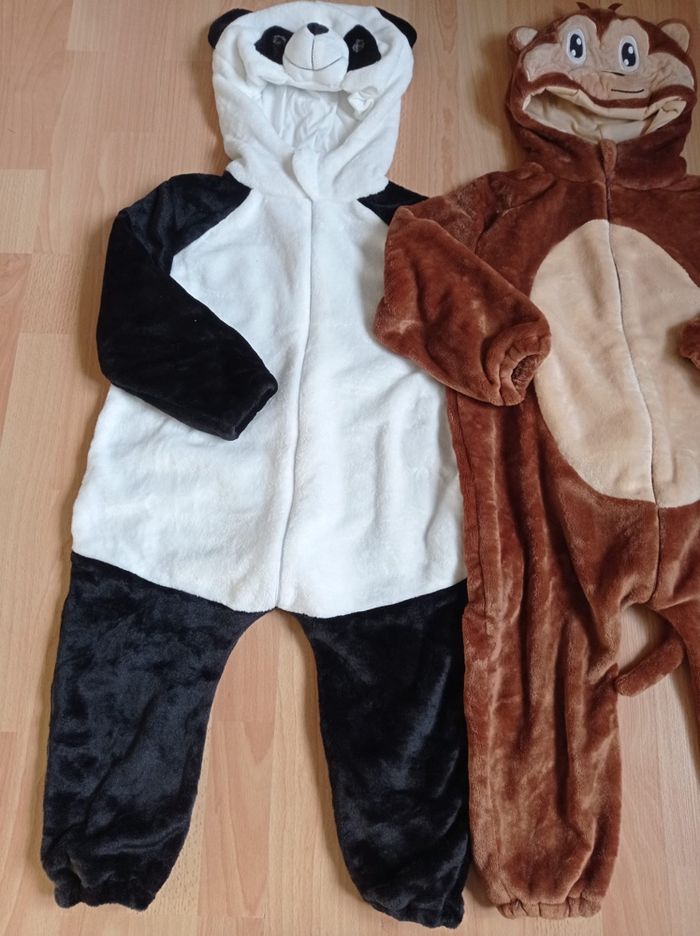 Lot 2 déguisements combinaisons animaux 5ans - photo numéro 4