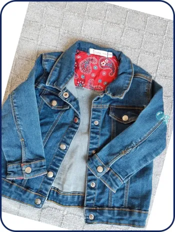Veste en jeans fille