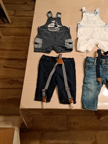 Lot de 7 salopettes garçon 3 mois