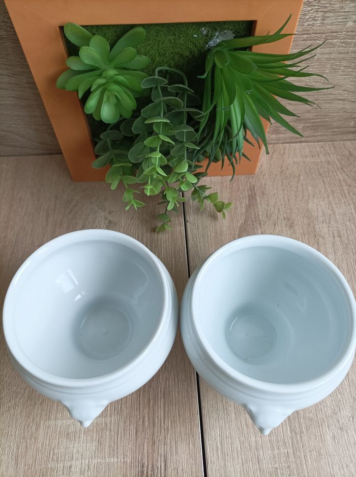 Lot 2 porcelaines blanches - photo numéro 4