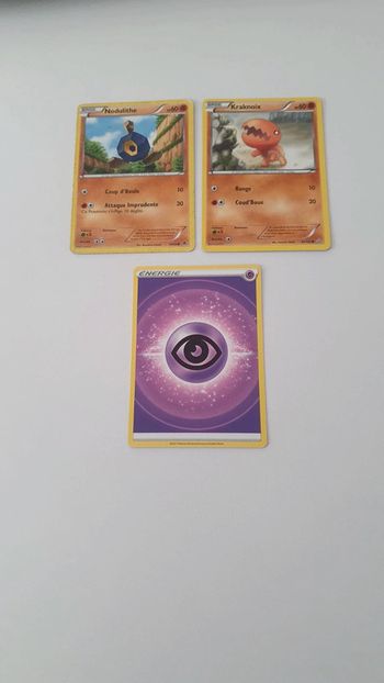3 cartes Pokemon