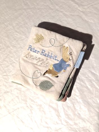 Petit Livre Moelleux Lapins Rabbit Nature Animal Faune Accessoire Petits Enfants Bébés