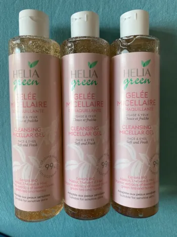 Helia green gelée micellaire heliabrine monaco