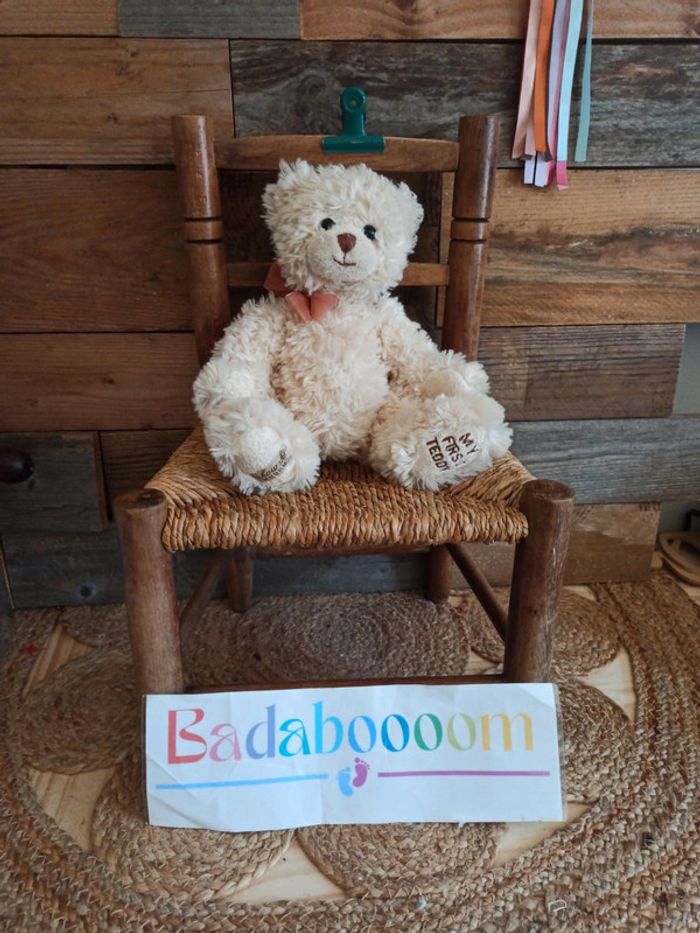 Peluche ours Bukowski my first Teddy tbe