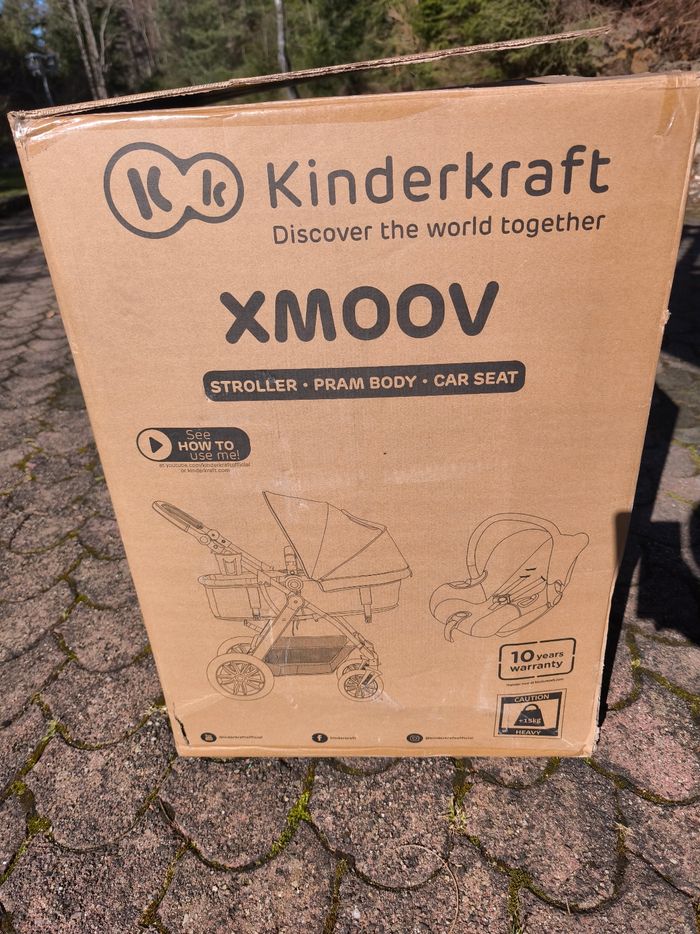 Poussette Kinderkraft XMOOV 3 en 1 – Nacelle + Cosy – Bon état général - photo numéro 7