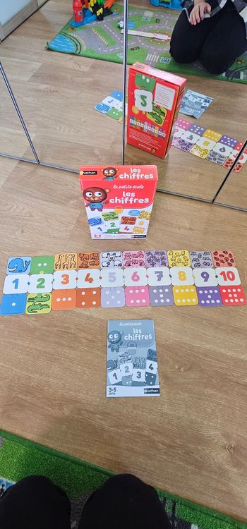 Puzzle les chiffres Nathan 3 5 ans jeux 