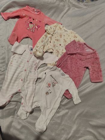 Lot pyjama naissance fille