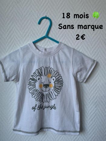 T-shirt 🍀 18 mois 🍀 Sans marque