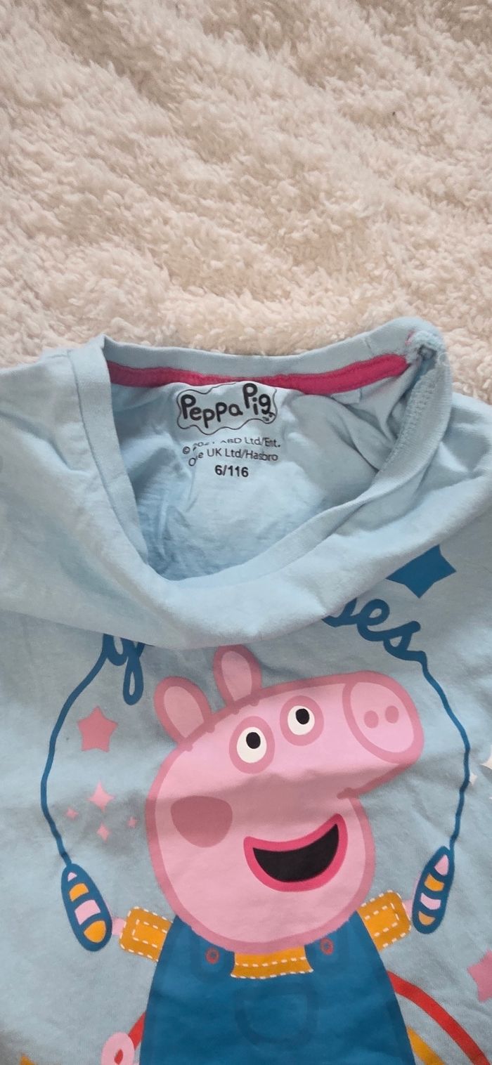 Tee-shirt manches longues 6 ans peppa pig - photo numéro 3