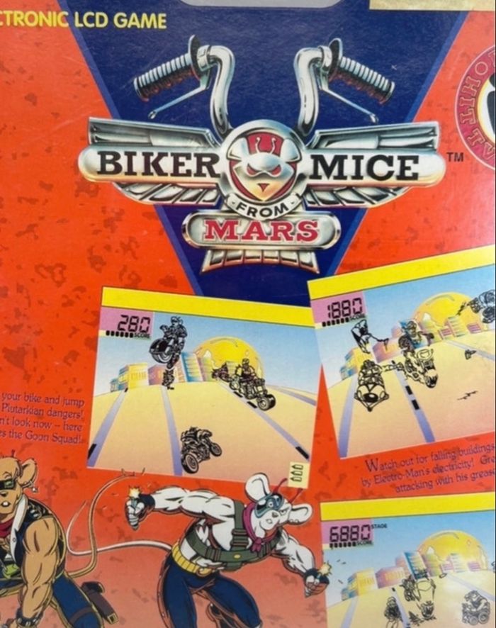 Tiger Electronics " Collector Numéroté " modèle: Biker Mice From Mars 1994 ( Neuf sous Blister) - photo numéro 8