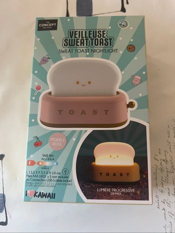 Veilleuse appareil à toast collection kawaii neuve !