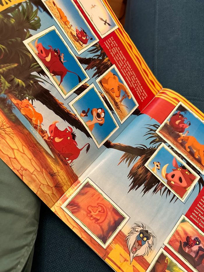 Album Panini ancien Disney Le Roi Lion complet stickers autocollants vintage - photo numéro 8