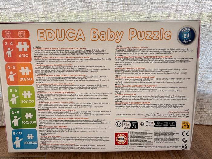 5 puzzles bébé Educa Baby - photo numéro 2