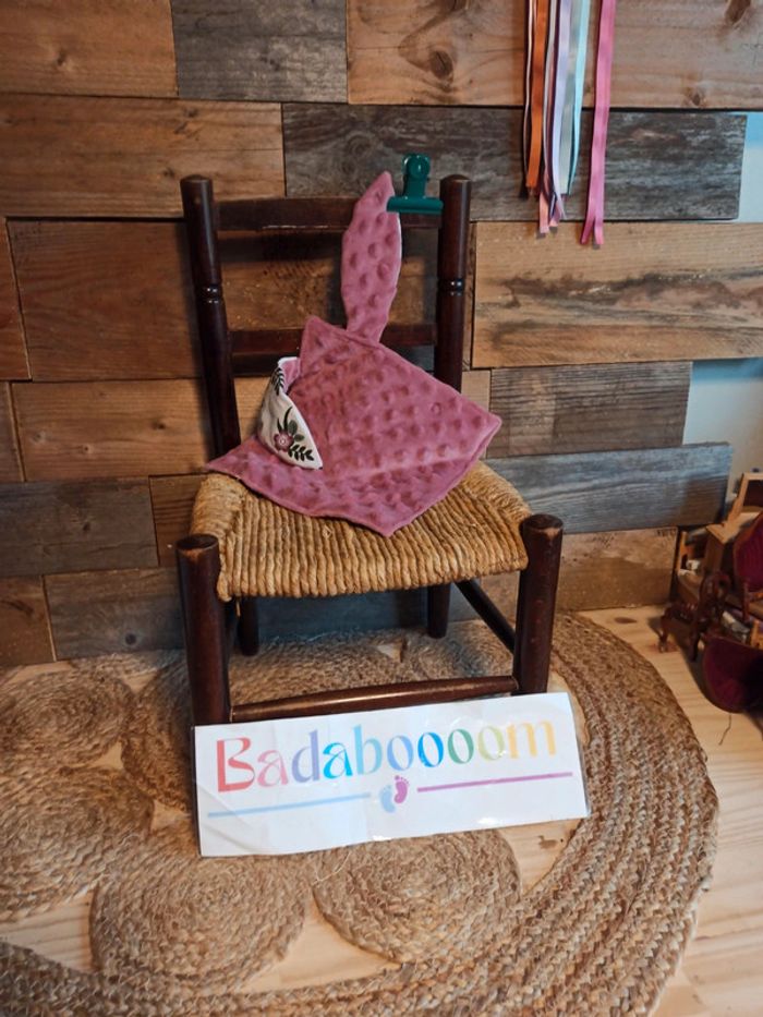 Doudou lapin fait main