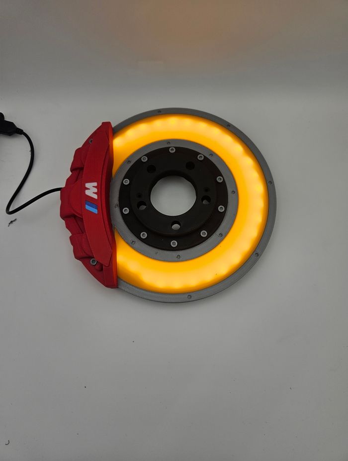 Lampe lumineuse à led disque bmw M - photo numéro 3