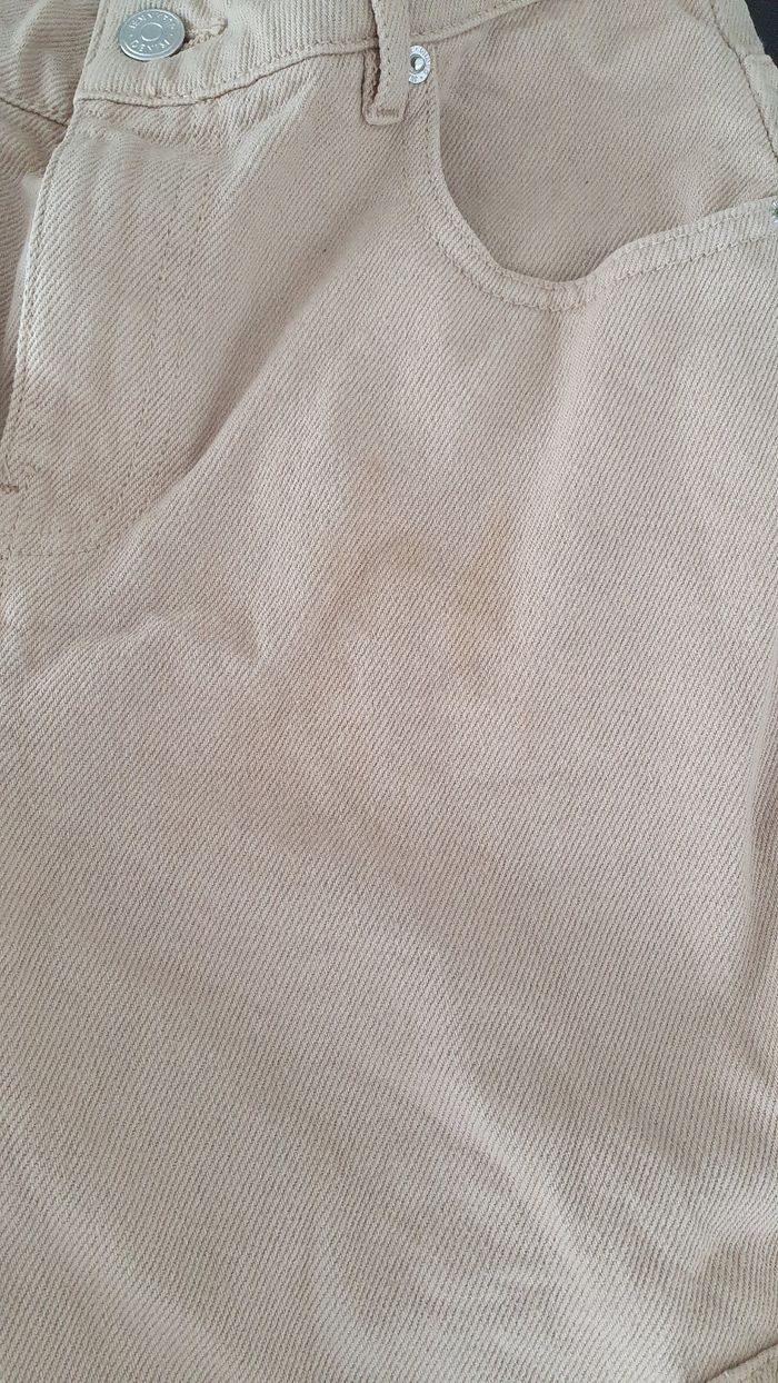 Jean cargo large beige en S - photo numéro 6