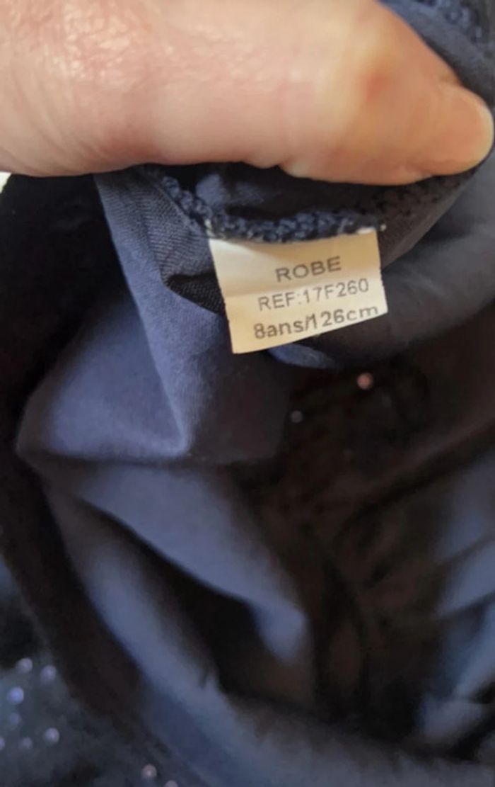 Robe à sequins et tshirt à col taille 8 ans - X & Jacadi - photo numéro 3