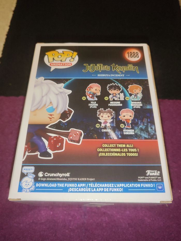 Funko pop jujutsu kaisen 1888 Satoru Gojo. - photo numéro 3
