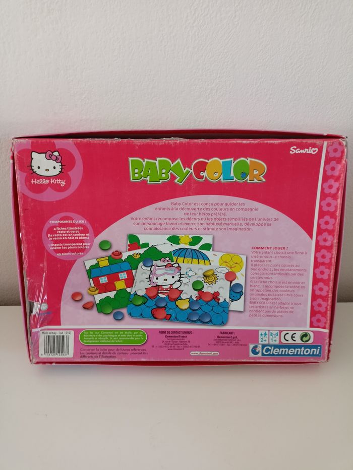 Baby color hello Kitty clementoni complet - photo numéro 2