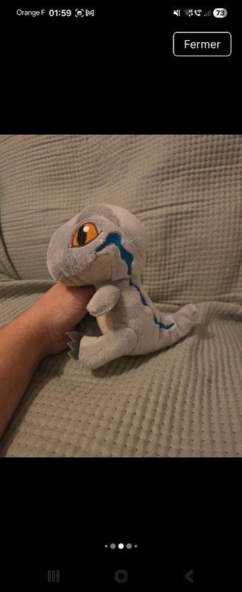 Petite peluche blue jurassic park