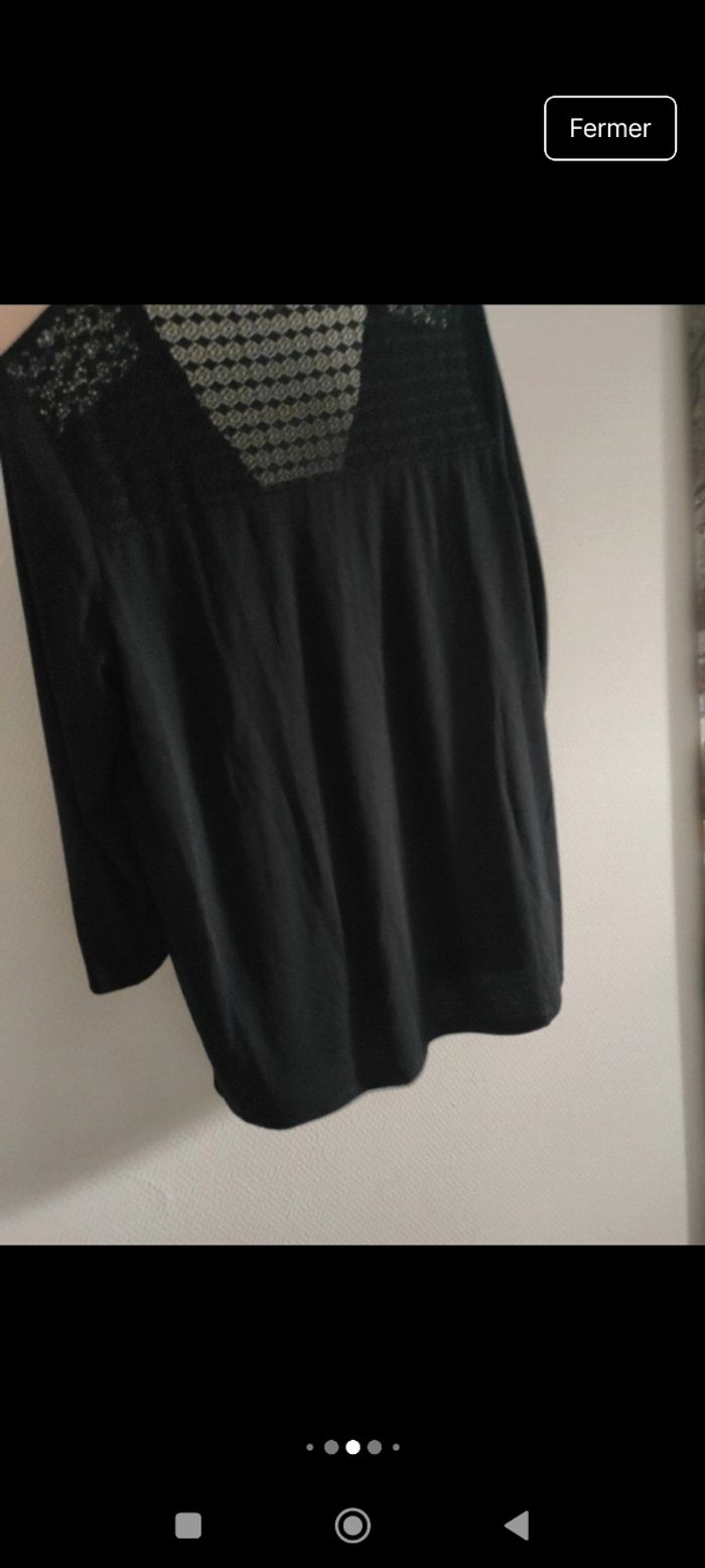 T-shirt Neuf femme taille L La Halle - photo numéro 4
