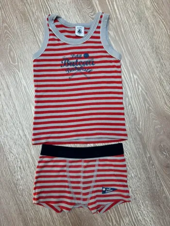 Ensemble marcel + caleçon Petit Bateau