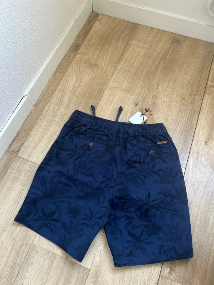 Short Teddy Smith S-Sling jr print bleu marine 12ans - photo numéro 3