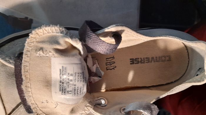 BASKETS BASSES GRISES A LACETS GARÇON "CONVERSE" - P33 - n°02 - photo numéro 6