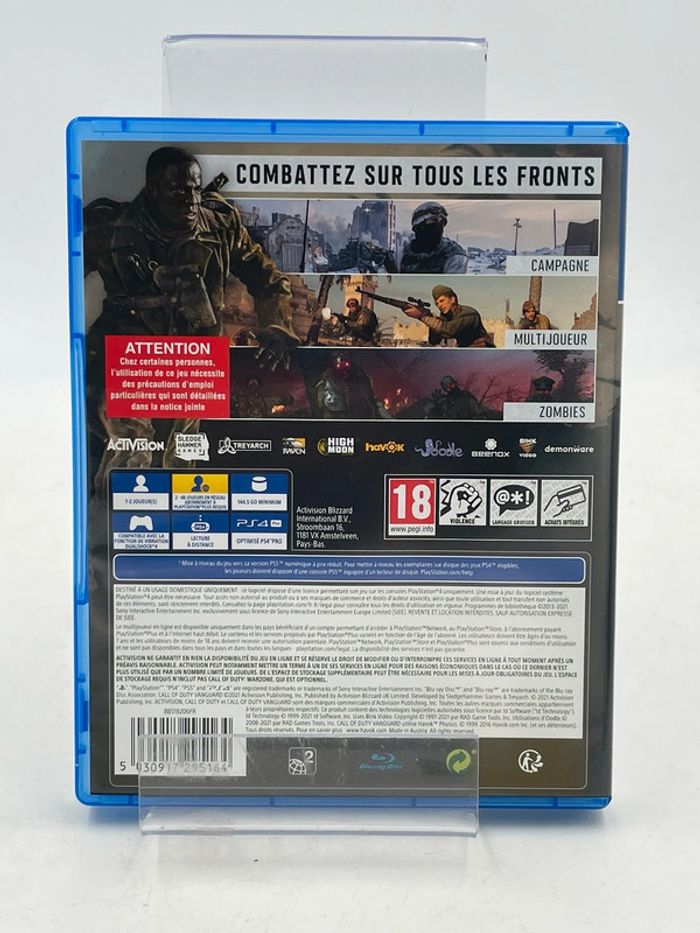 Jeu vidéo Call Of Duty vanguard sur console PlayStation 4 - photo numéro 2
