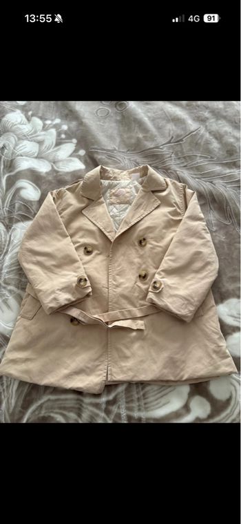 Trench fille 