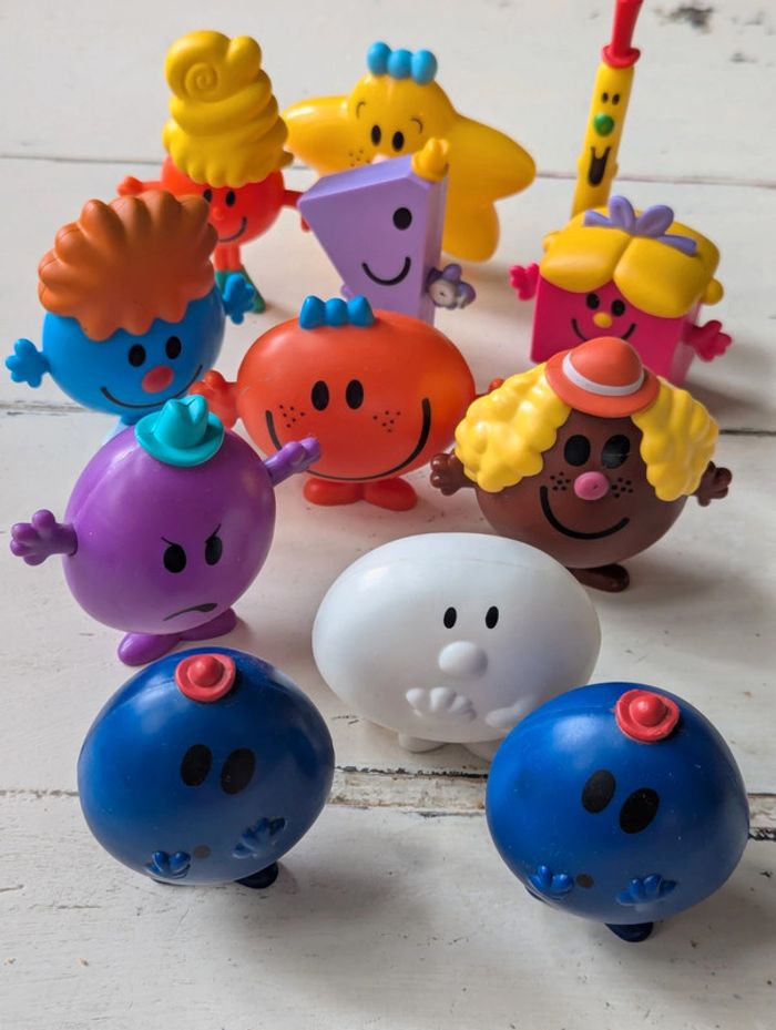 Lot de 12 figurines Monsieur Madame McDonald's Happy Meal
