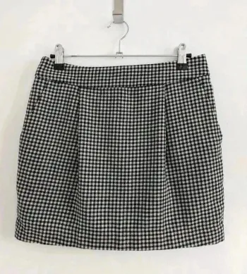 Mini-jupe carreaux vichy - Mango - taille 38