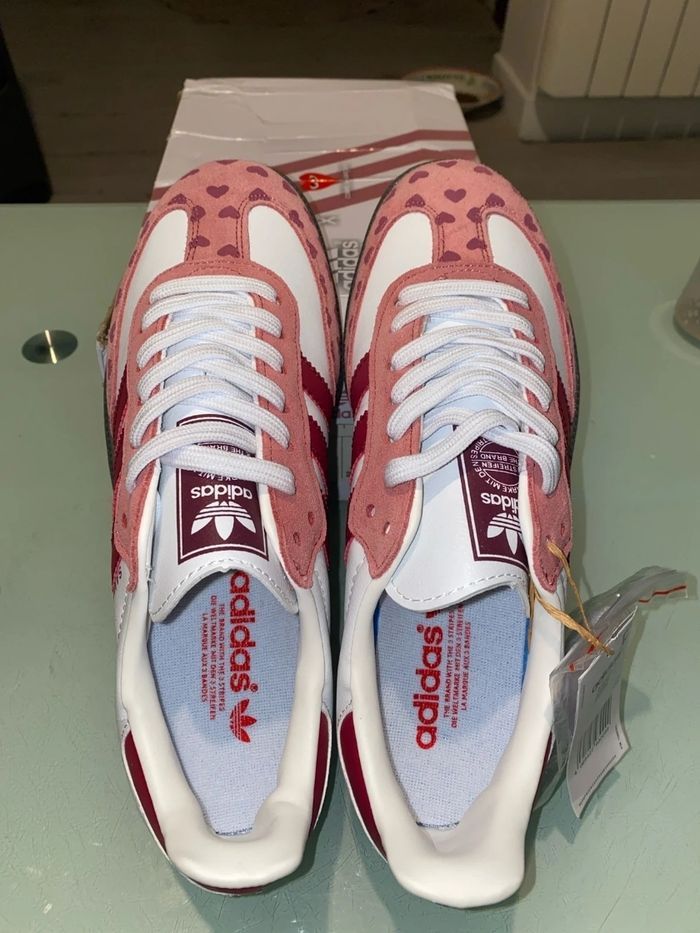 Adidas Samba X Comme Des Garçons Rose Taille 40 - photo numéro 5