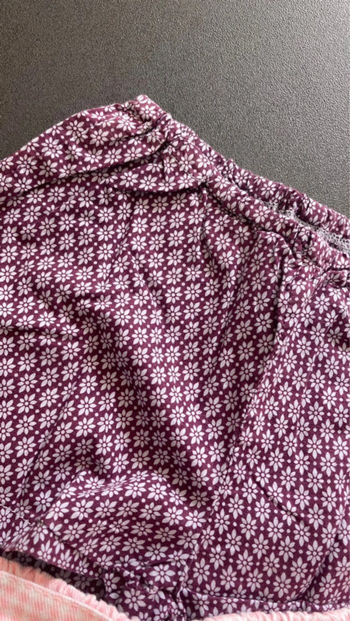 Lot ensemble short vêtement été fille bébé 3 mois garde robe - photo numéro 5