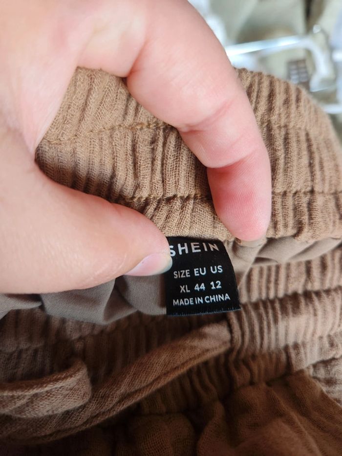 Pantalon large en gaze de coton Xl - photo numéro 3