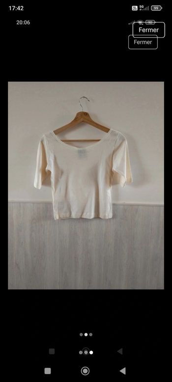 Tee-shirt cours Nike jaune pâle