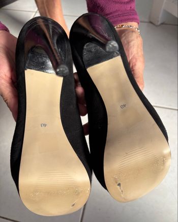 Escarpins habillés velours noir