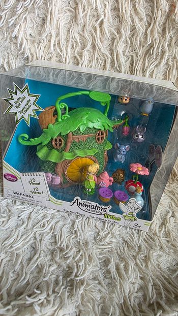 Mini poupée disney - maison littles animator - princesse fée clochette - disneyland paris disney store Neuf