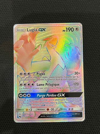 Carte Pokémon Lugia GX LOT 227 / 214
