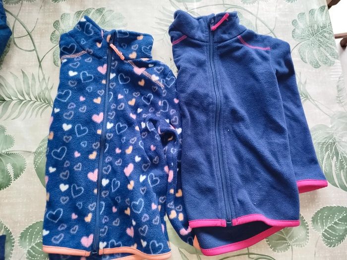 2 polaires juste laver fille 3 ans - photo numéro 2