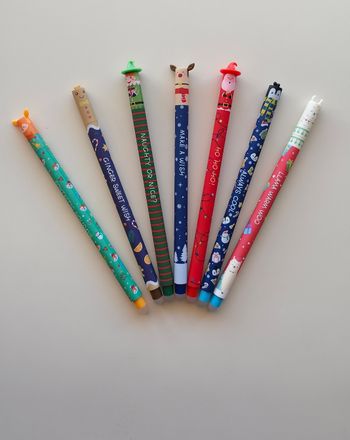 Lot de  7 Stylos Noël 🎅de la collection Edition limitée Noël
